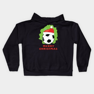 Merry Football / Soccer Christmas - Funny Kids Hoodie